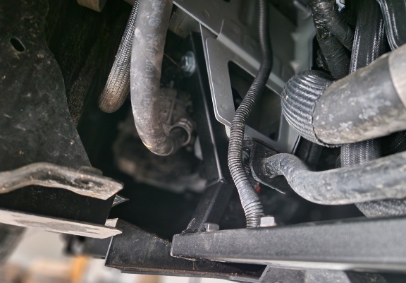 Aluminium skid plate for Renault Trafic