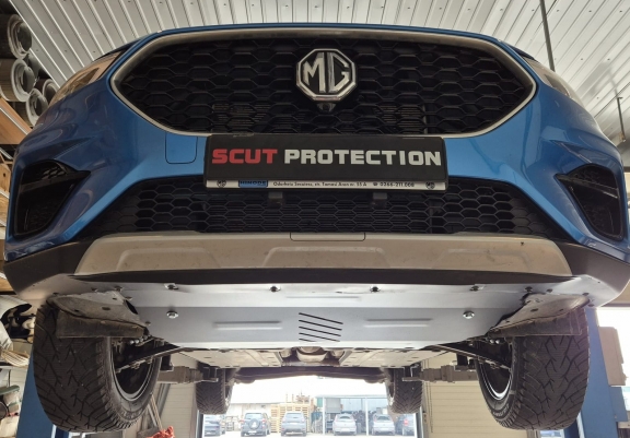 Steel skid plate for MG ZS