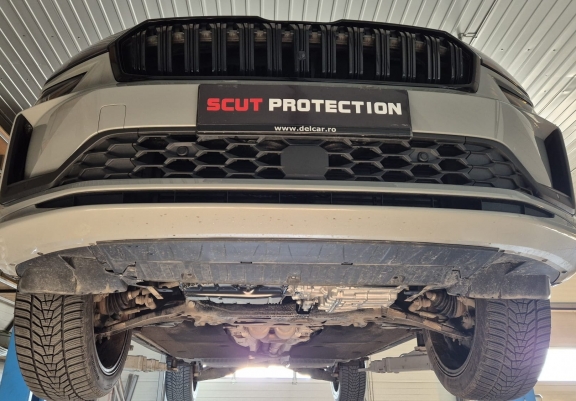 Steel skid plate for Volkswagen Tiguan