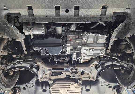 Steel skid plate for Volkswagen Tiguan