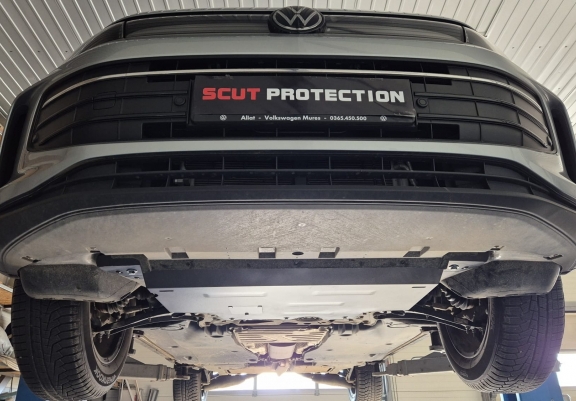 Steel skid plate for Volkswagen Tiguan