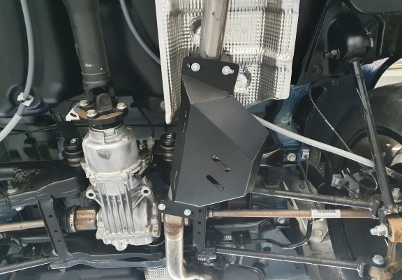 Aluminium EGR valve skid plate  for Dacia Duster 