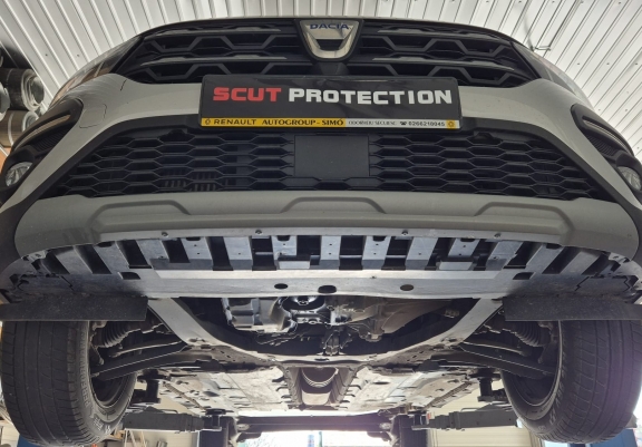 Aluminum skid plate for Dacia Jogger