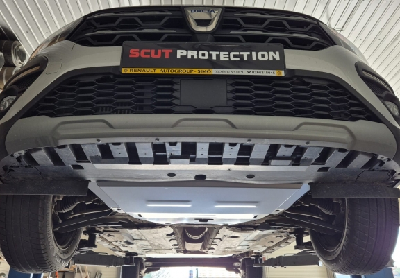 Aluminum skid plate for Dacia Jogger
