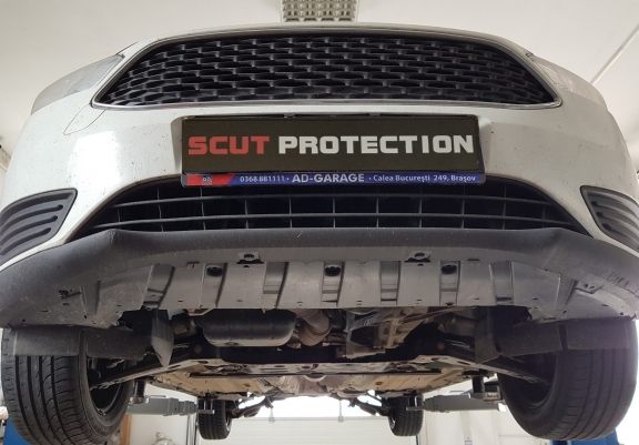 Aluminium skid plate for Ford C-max