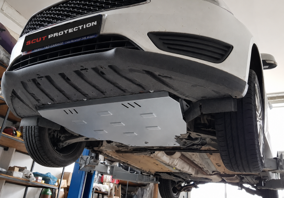 Aluminium skid plate for Ford C-max