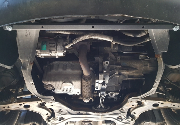 Aluminum skid plate for Skoda Octavia