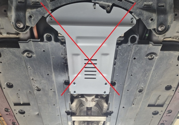 Aluminum catalytic converter plate/cat lock for Suzuki Swace