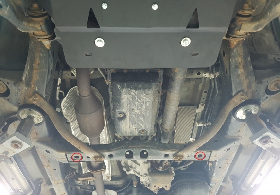 Steel gearbox skid plate for Toyota 4Runner