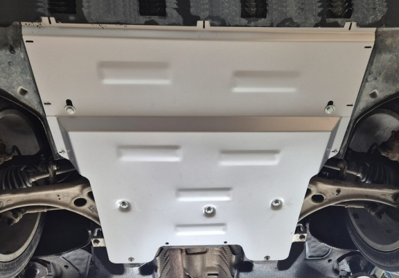 Aluminum skid plate for Audi Q3
