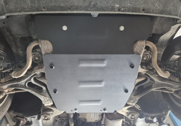 Steel skid plate for Porsche Cayenne