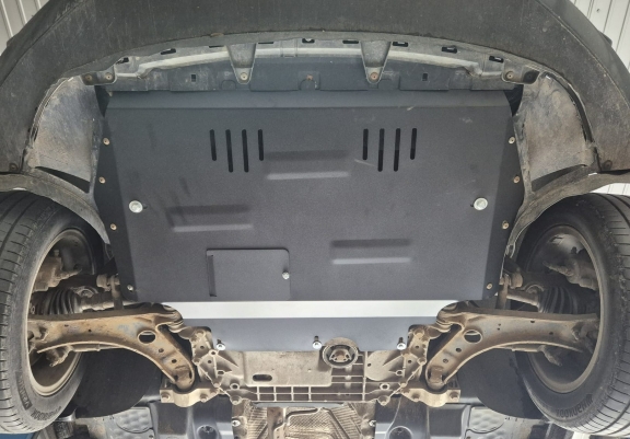 Steel skid plate for Volkswagen Caddy