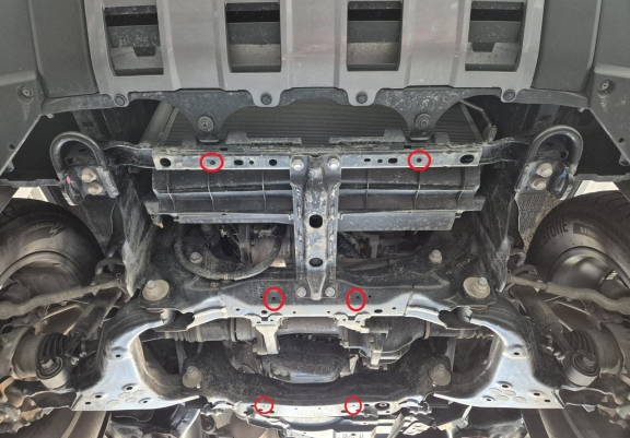 Steel skid plate for Toyota Land Cruiser - promotional package