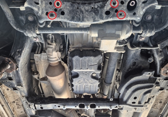 Steel skid plate for Toyota Land Cruiser - promotional package