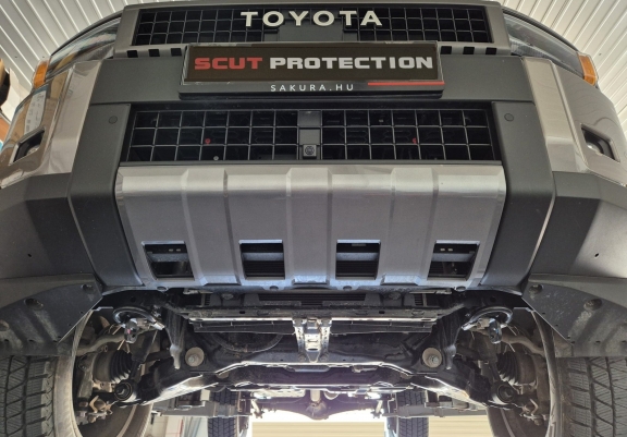 Aluminium skid plate for Toyota Land Cruiser - promotional package