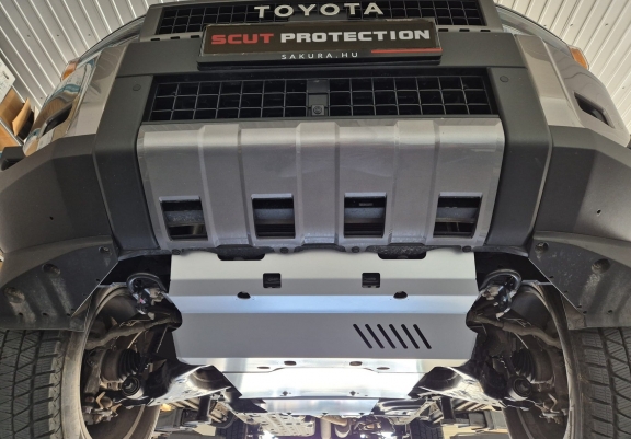 Aluminium skid plate for Toyota Land Cruiser - promotional package