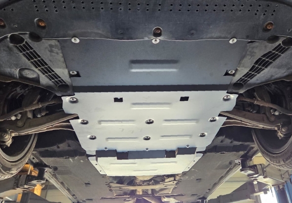 Steel skid plate for Audi A6