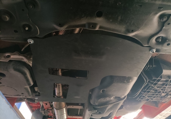 Steel catalytic converter plate/cat lock for Opel Movano B 