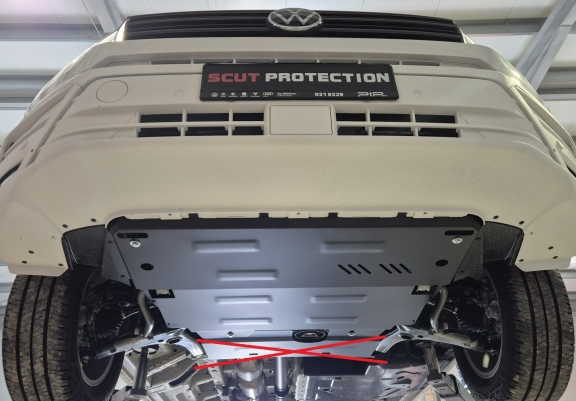Steel skid plate for Vw Crafter