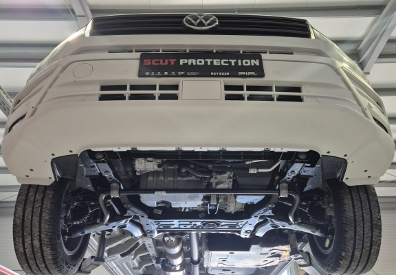 Aluminum skid plate for Vw Crafter
