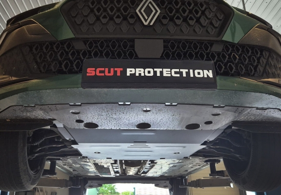 Steel skid plate for Renault Clio 6