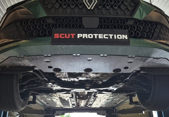 Steel skid plate for Renault Clio 6