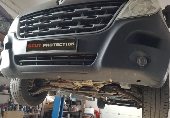 Aluminium skid plate for Nissan Interstar