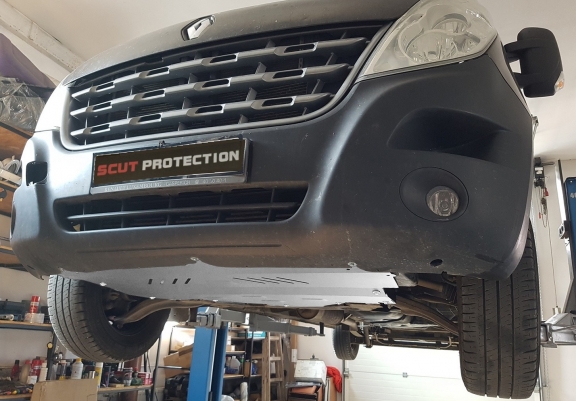 Aluminium skid plate for Nissan Interstar