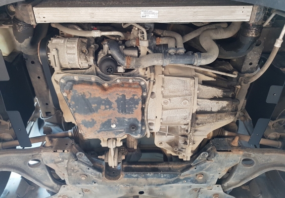 Aluminium skid plate for Nissan Interstar
