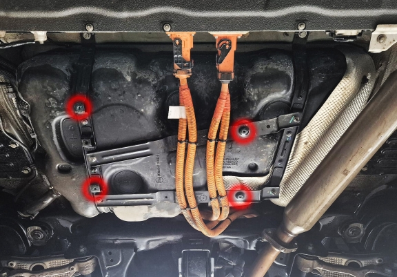 Steel fuel tank skid plate  for Chery Tiggo 9