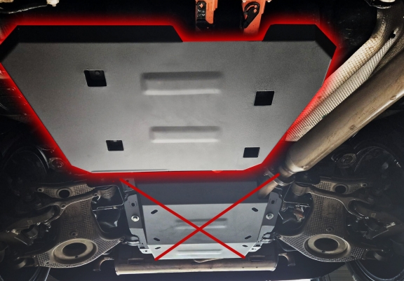 Steel fuel tank skid plate  for Chery Tiggo 9