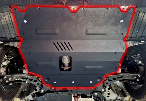 Steel skid plate for Forthing U Tour V9