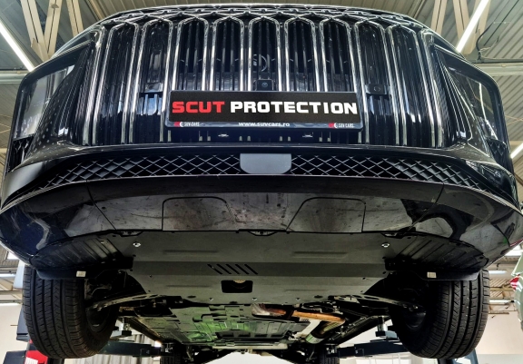 Steel skid plate for Forthing U Tour V9