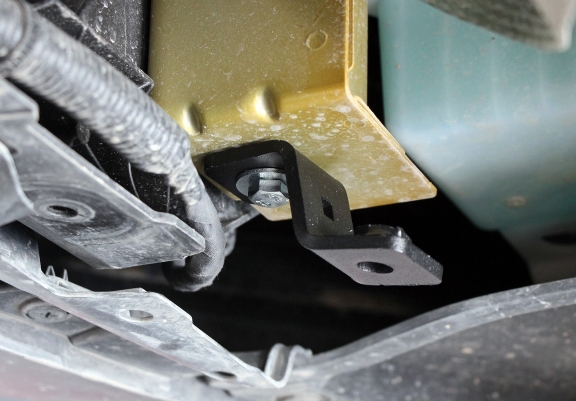 Steel skid plate for KGM Musso EV 