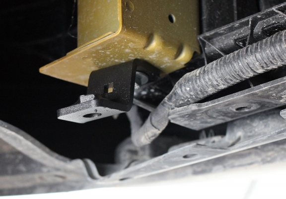 Steel skid plate for KGM Musso EV 