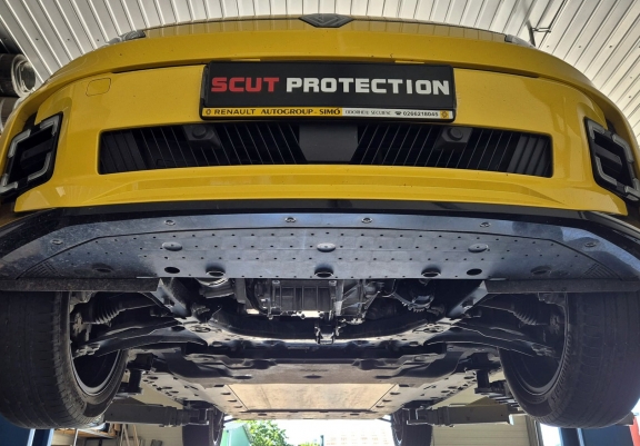 Steel skid plate for Renault 4 E-Tech
