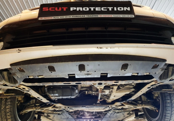 Aluminum skid plate for Toyota Prius