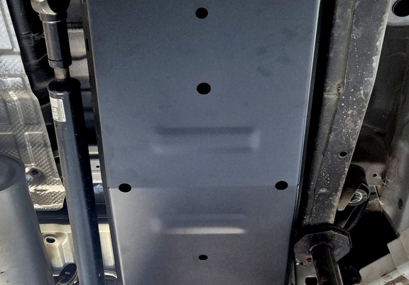 Steel fuel tank skid plate  for KGM Musso
