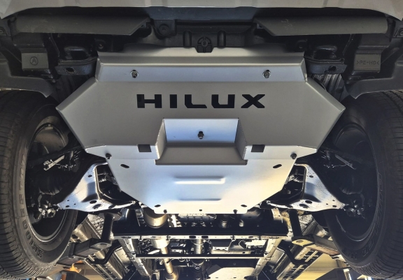 Aluminum skid plate for Toyota Hilux