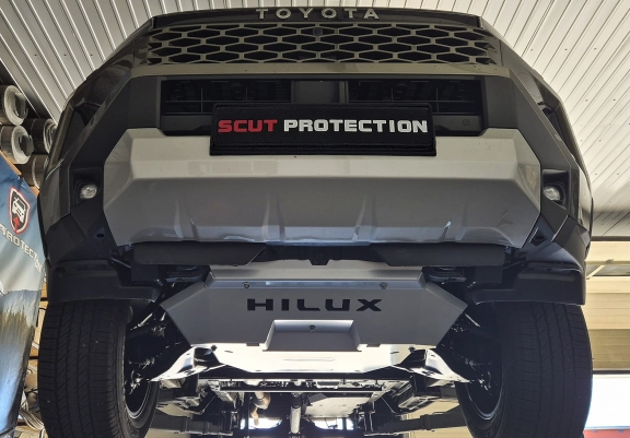 Aluminum skid plate for Toyota Hilux