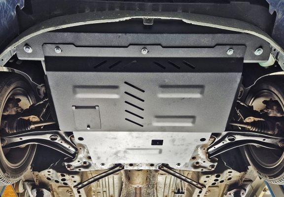 Steel skid plate for Ford KA+