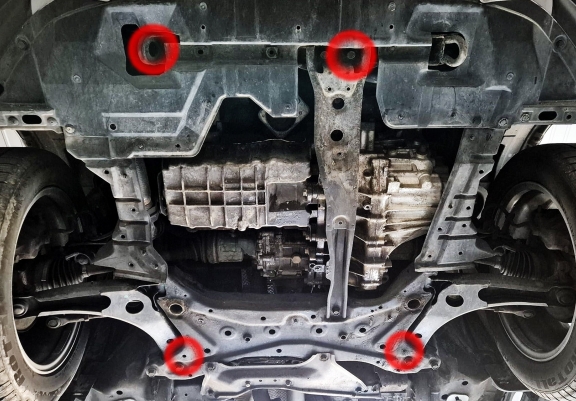 Steel skid plate for Citroen C4 Aircross