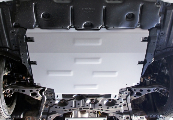 Aluminum skid plate for Toyota Prius
